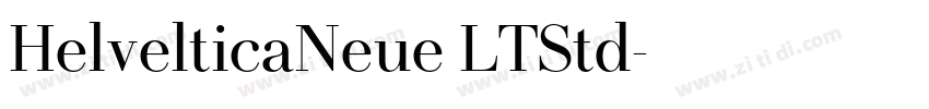 HelvelticaNeue LTStd字体转换